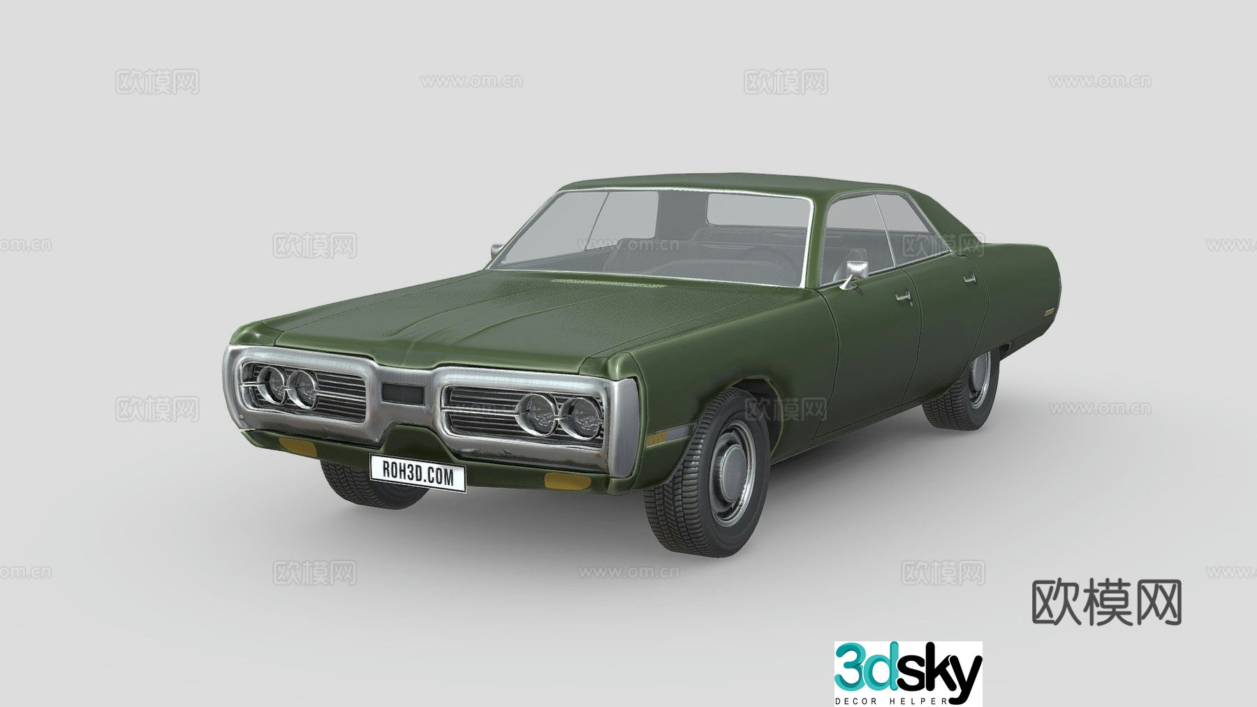 plymouth sedan 3d model