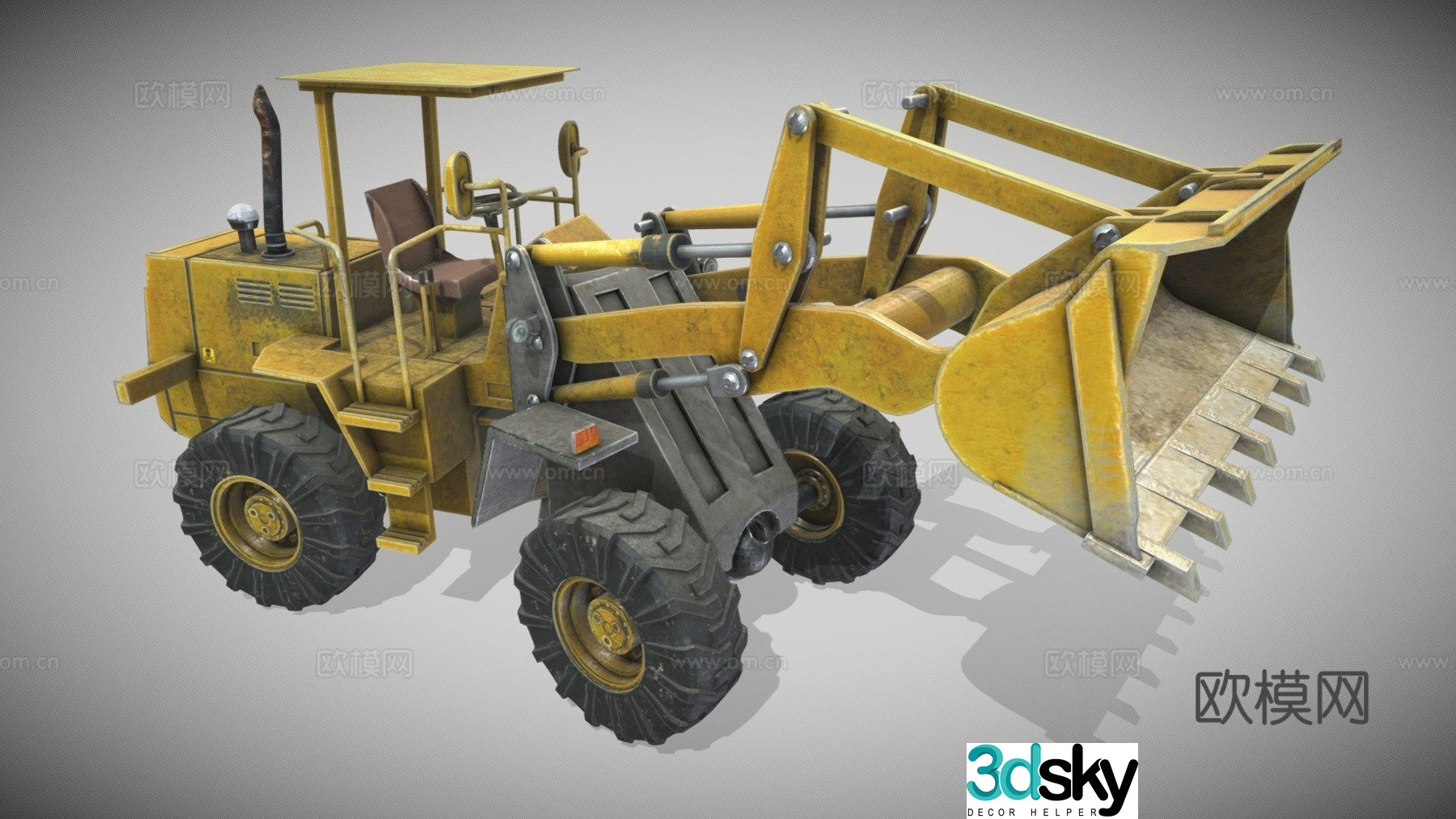 excavator 3d model