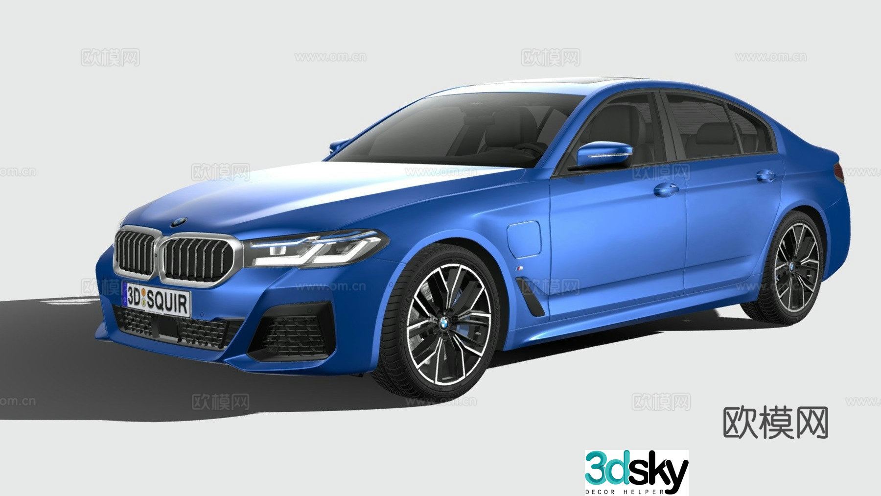 BMW 5 Series G30 car 3d model