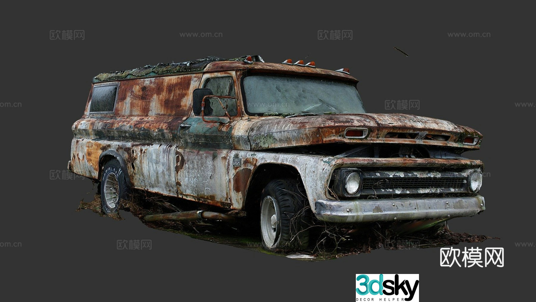 suburban van 3d model