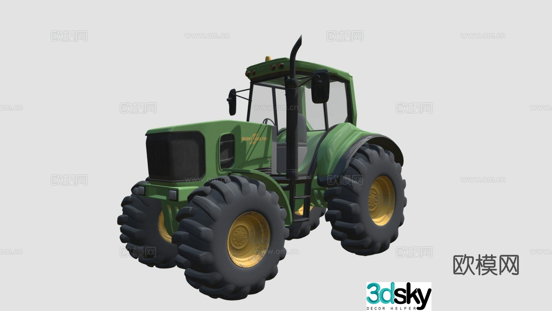 tractor 3d model