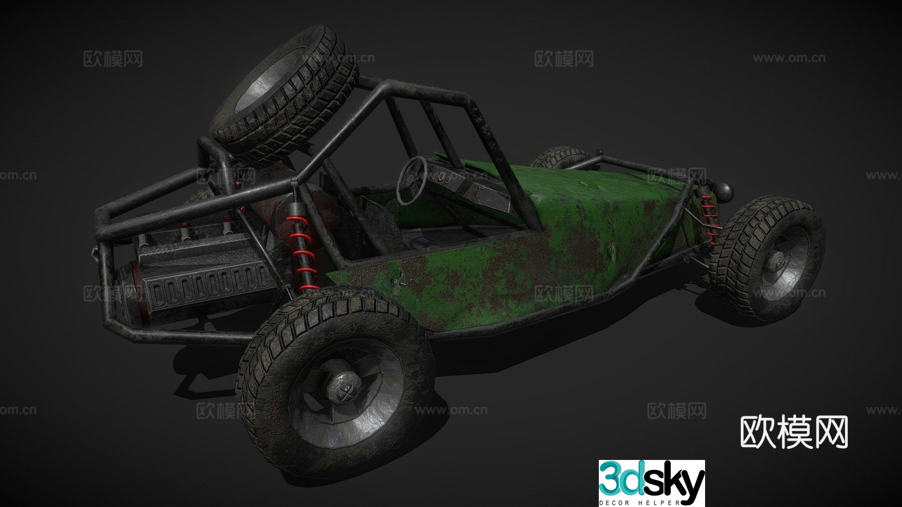 dune buggy 3d model