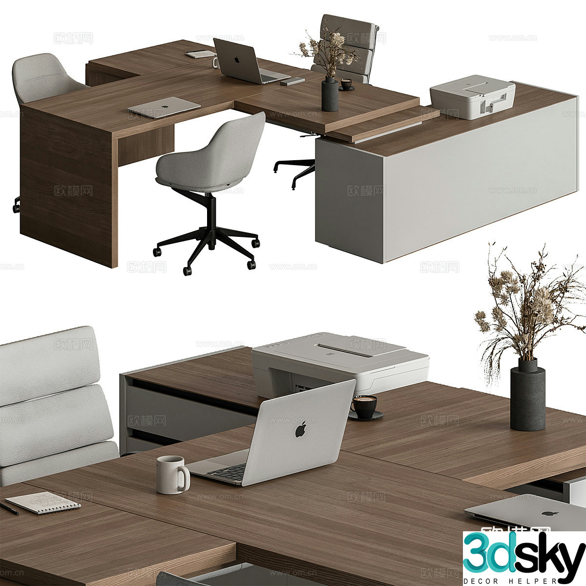 desk 3d model