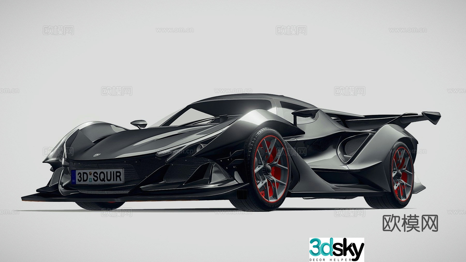 racing car 3d model