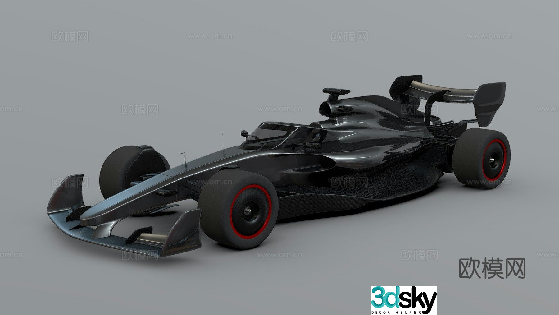 Competitive racing 3d model