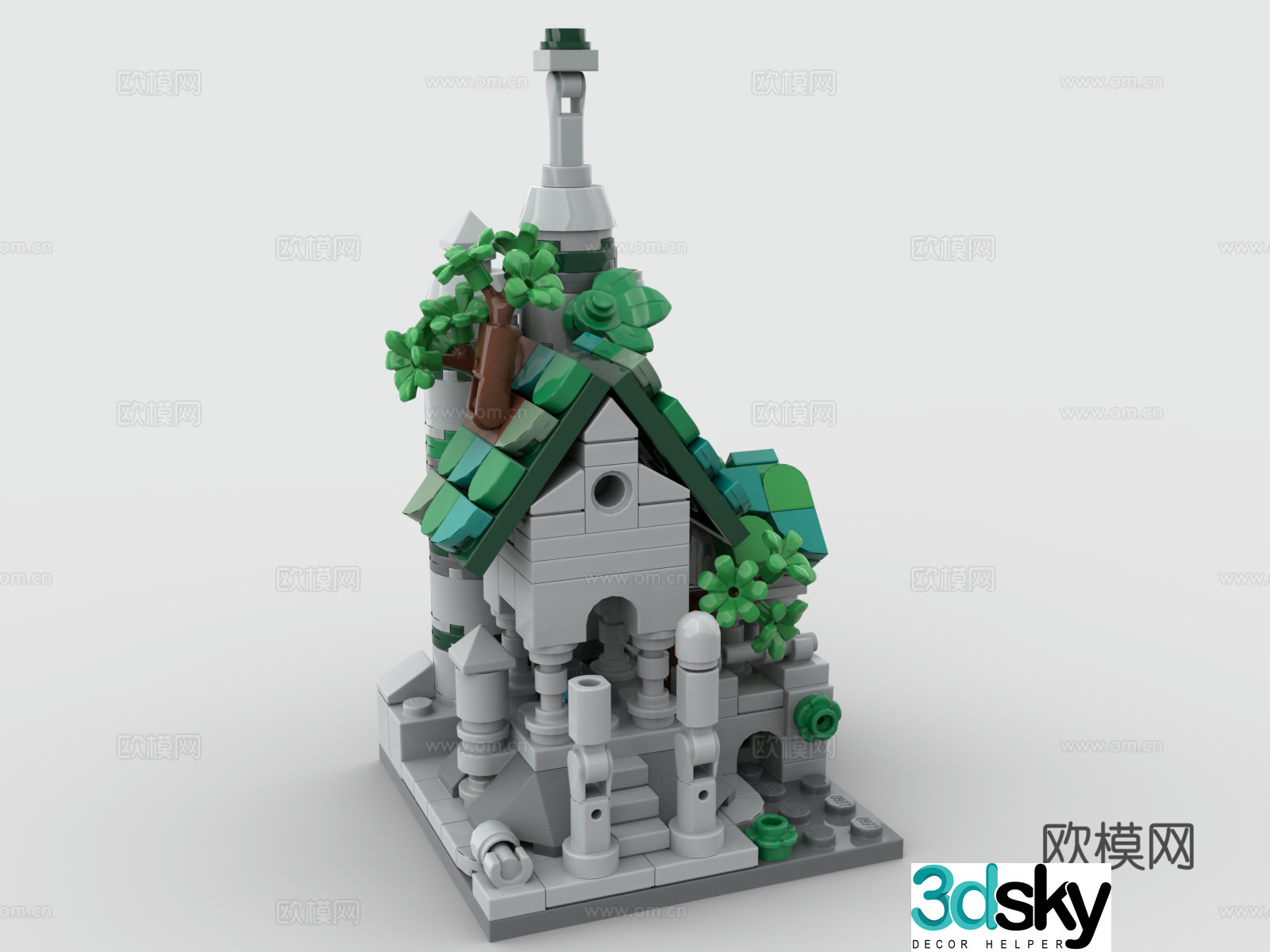 LEGO LEGO toys building blocks lost temple 3d model