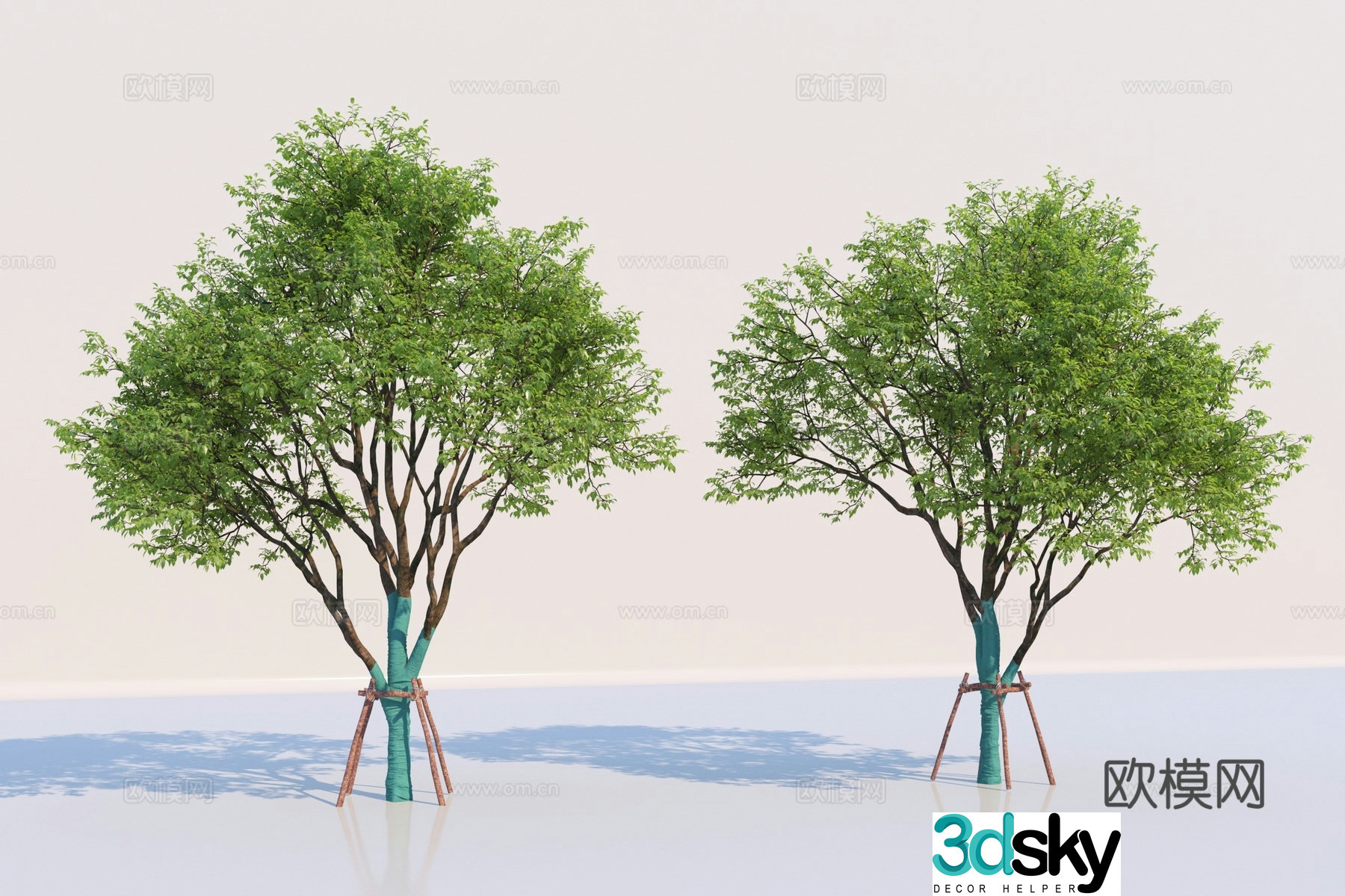 Landscape tree arbor street tree 3d model