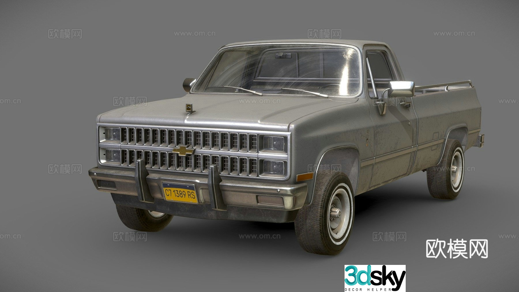 Chevrolet pickup truck 3d model
