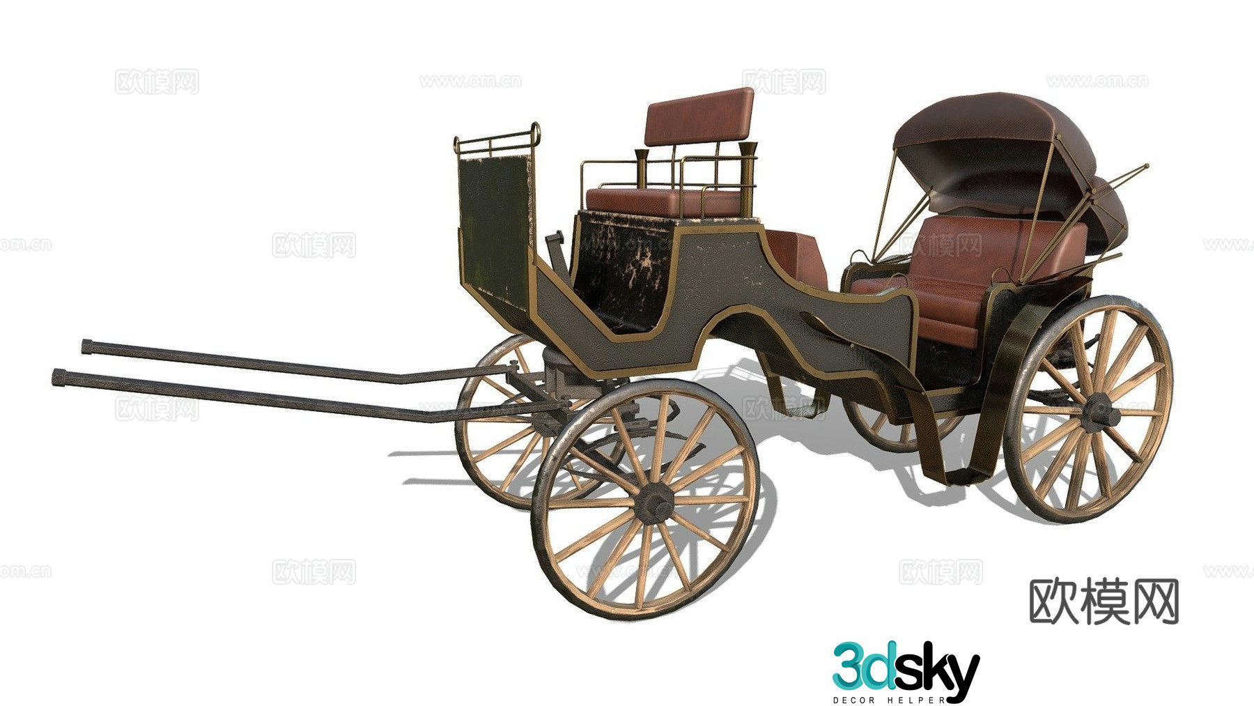 Stagecoach 3d model