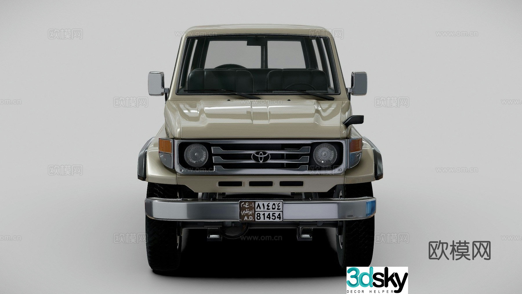 Toyota off-road vehicle 3d model