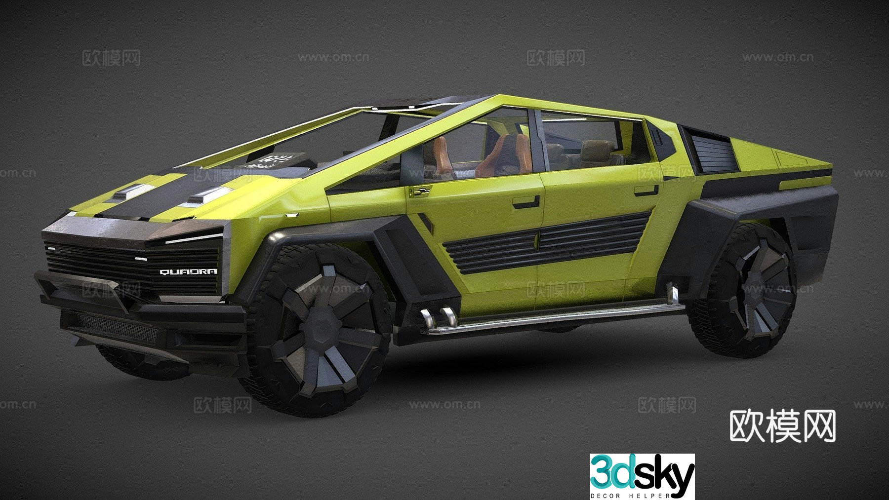 cybertruck 3d model