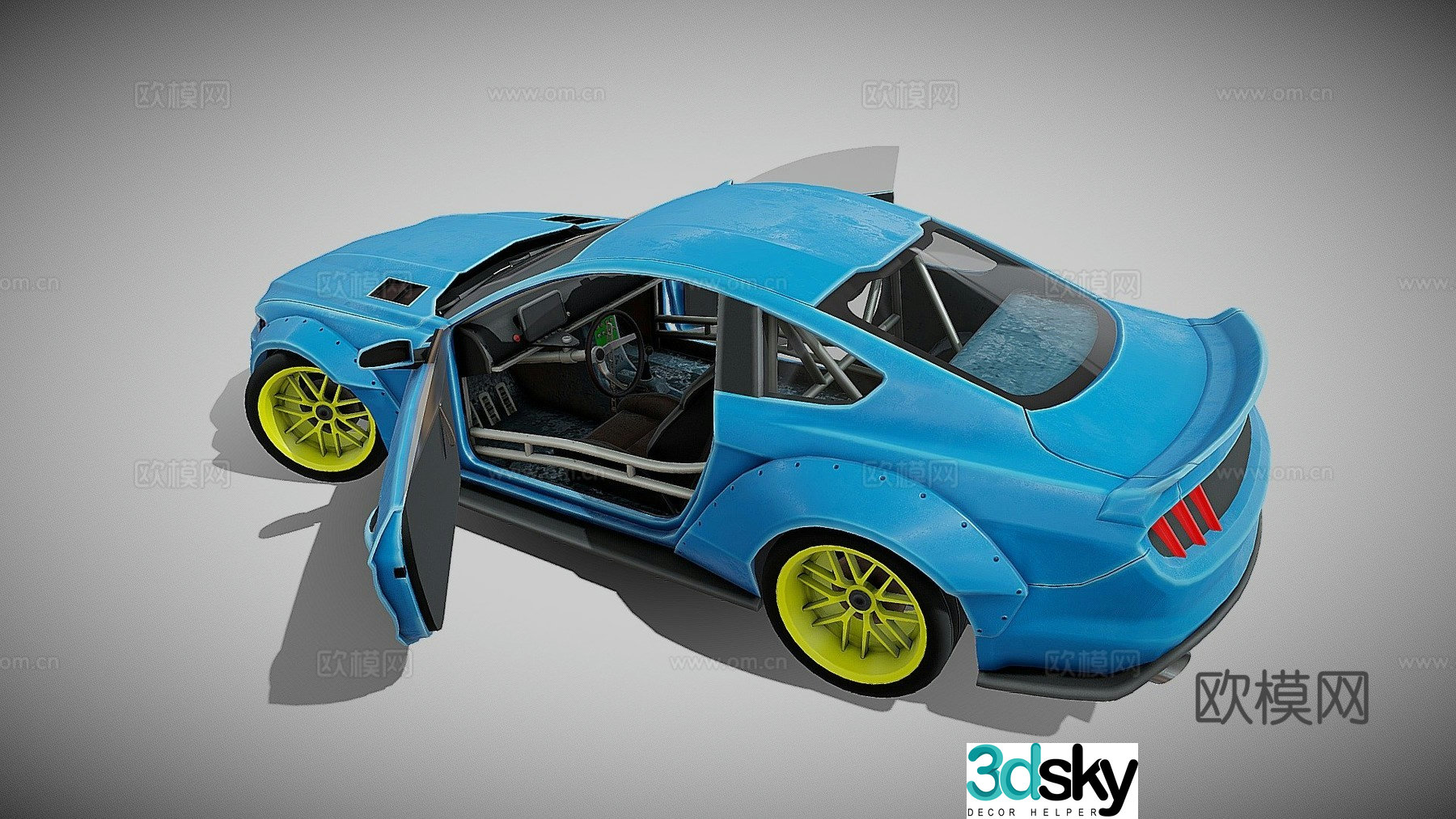 Drift car 3d model
