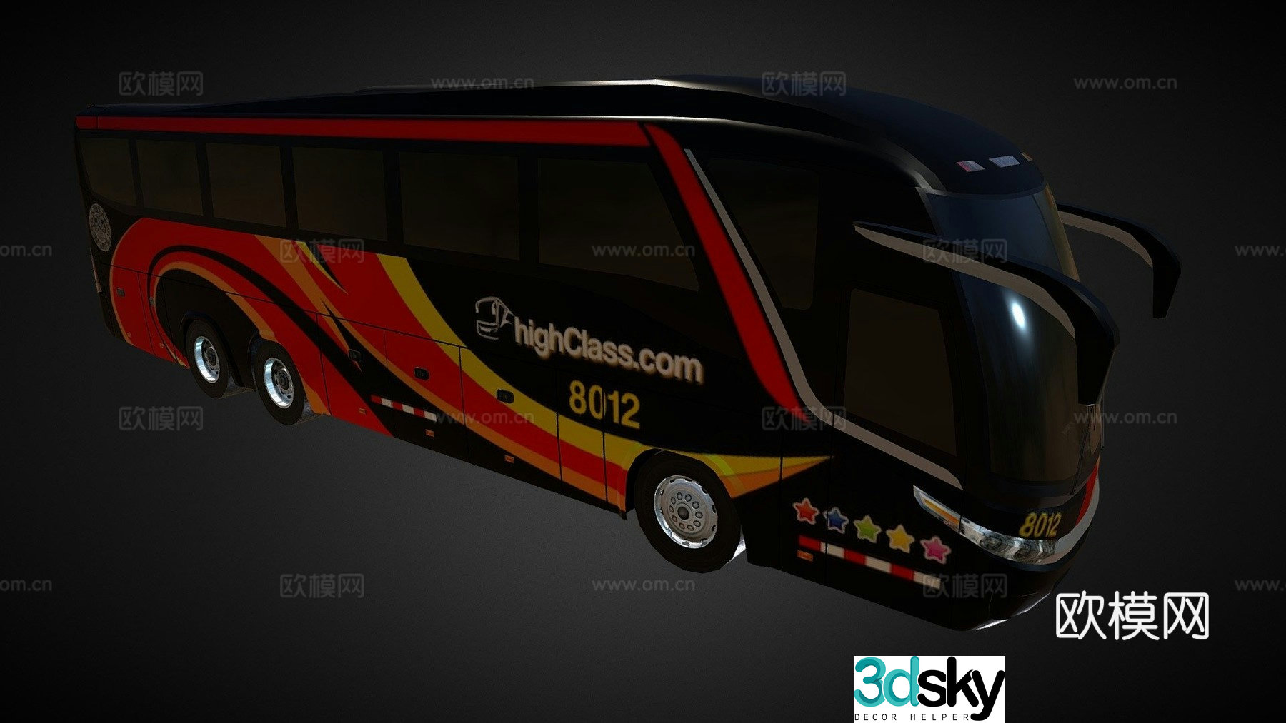 bus bus 3d model