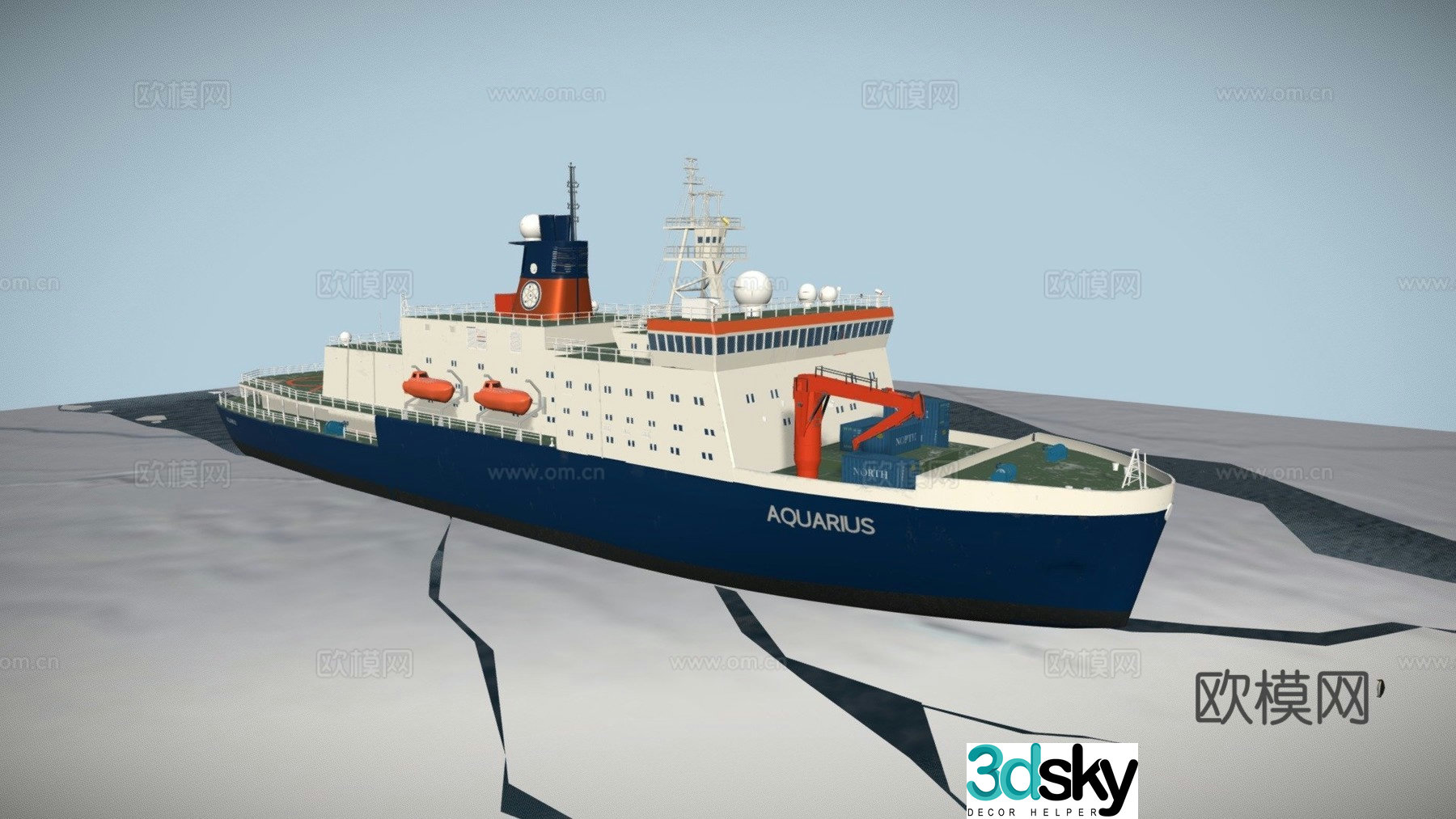 Icebreaker 3d model