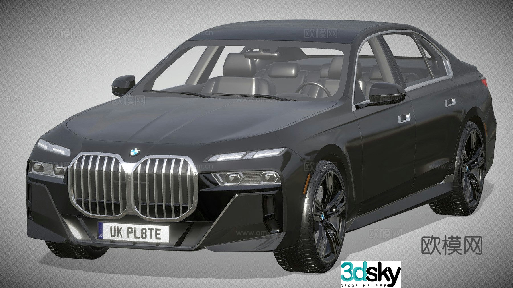 BMW 760i car 3d model