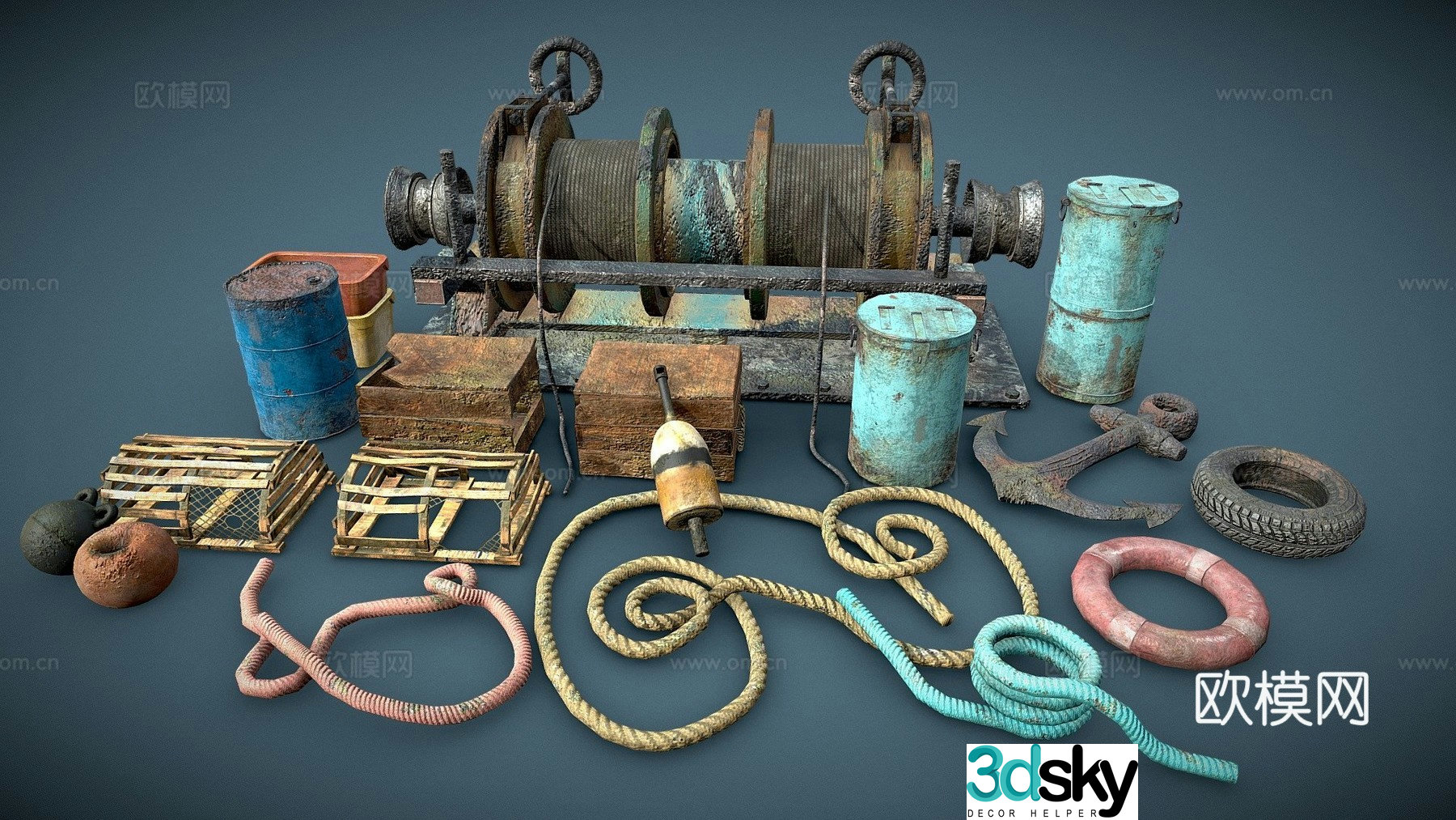 Shipwreck prop 3d model