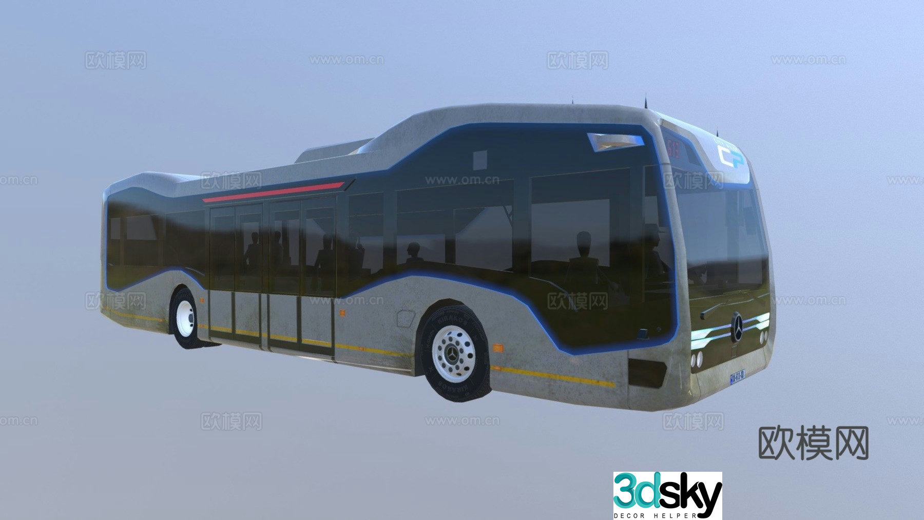 Mercedes Benz Future Bus 3d model