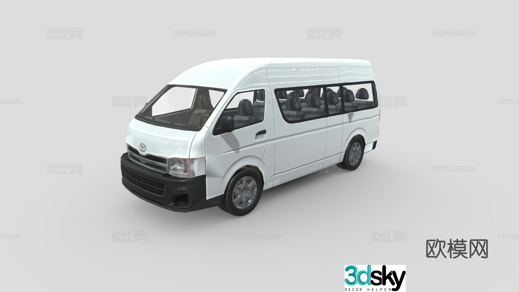 toyota van 3d model