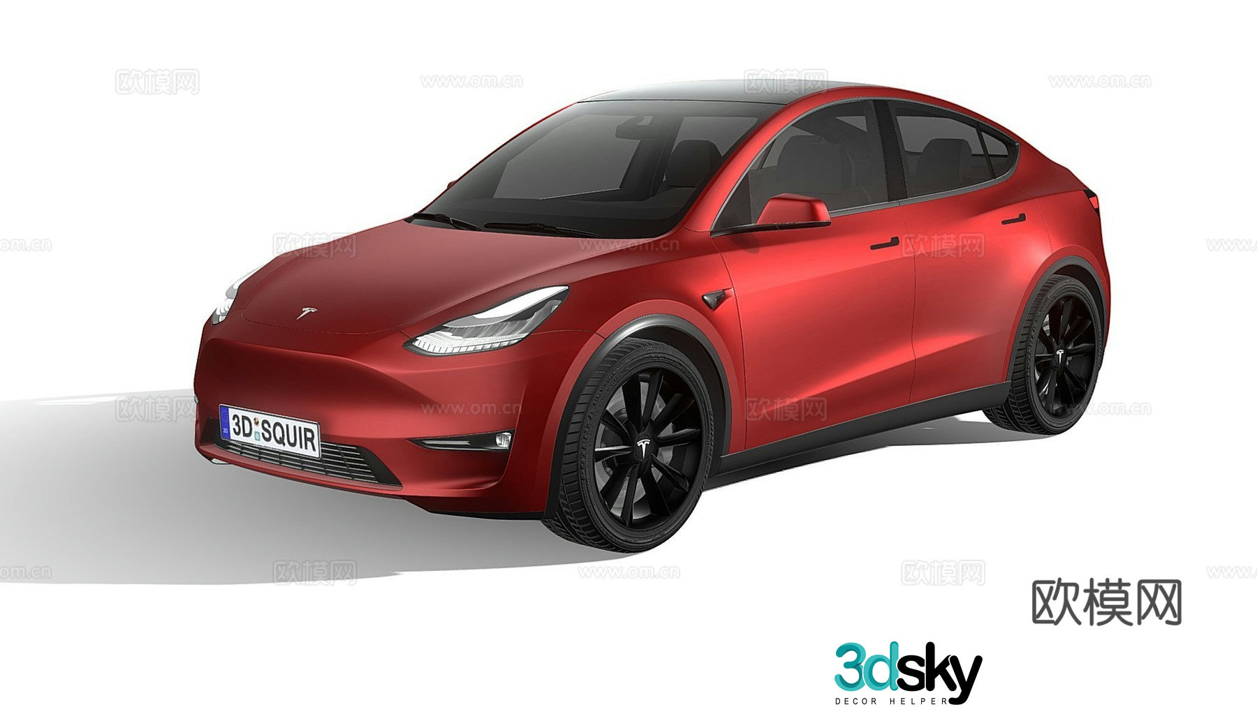 Tesla car 3d model