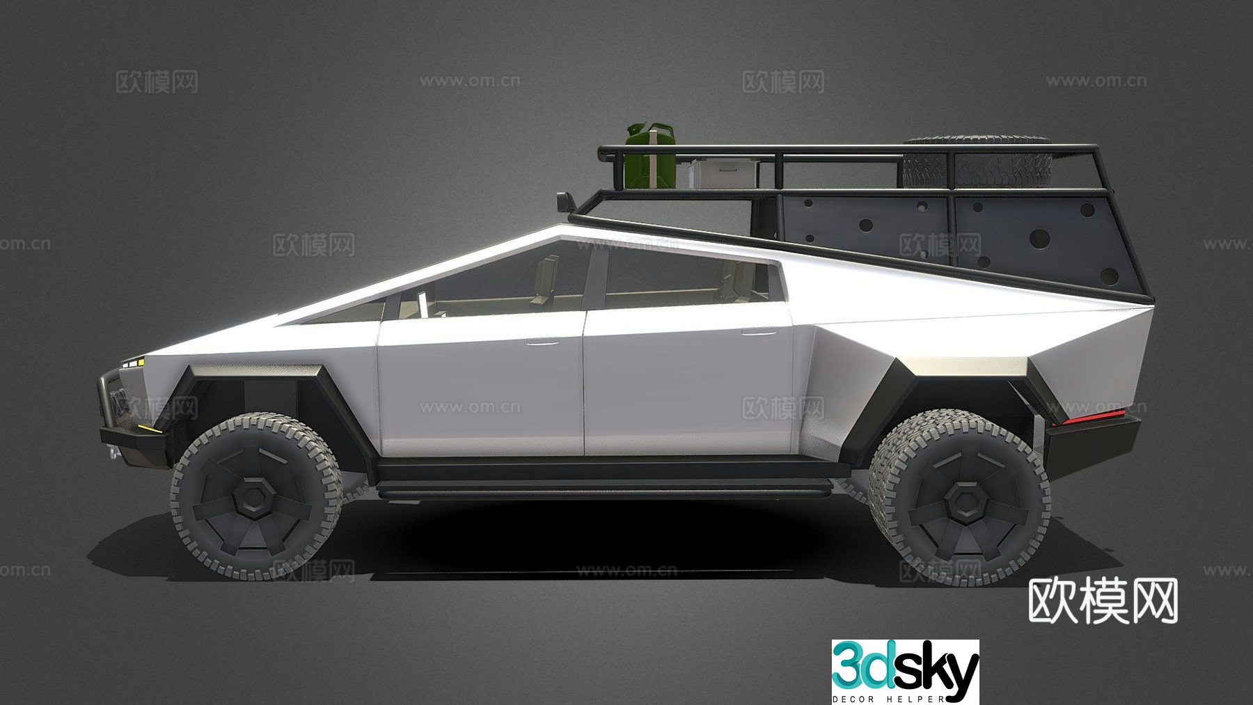 Offroad Tesla 3d model