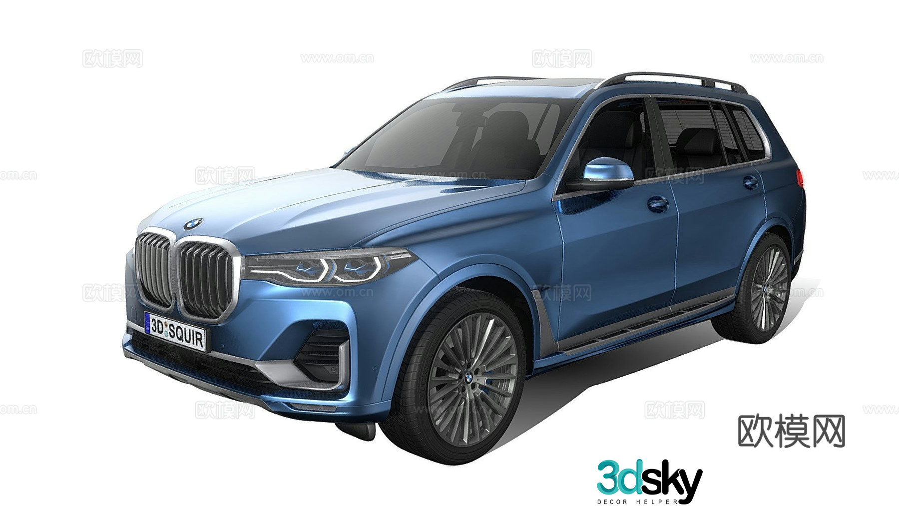 BMW X7 car 3d model