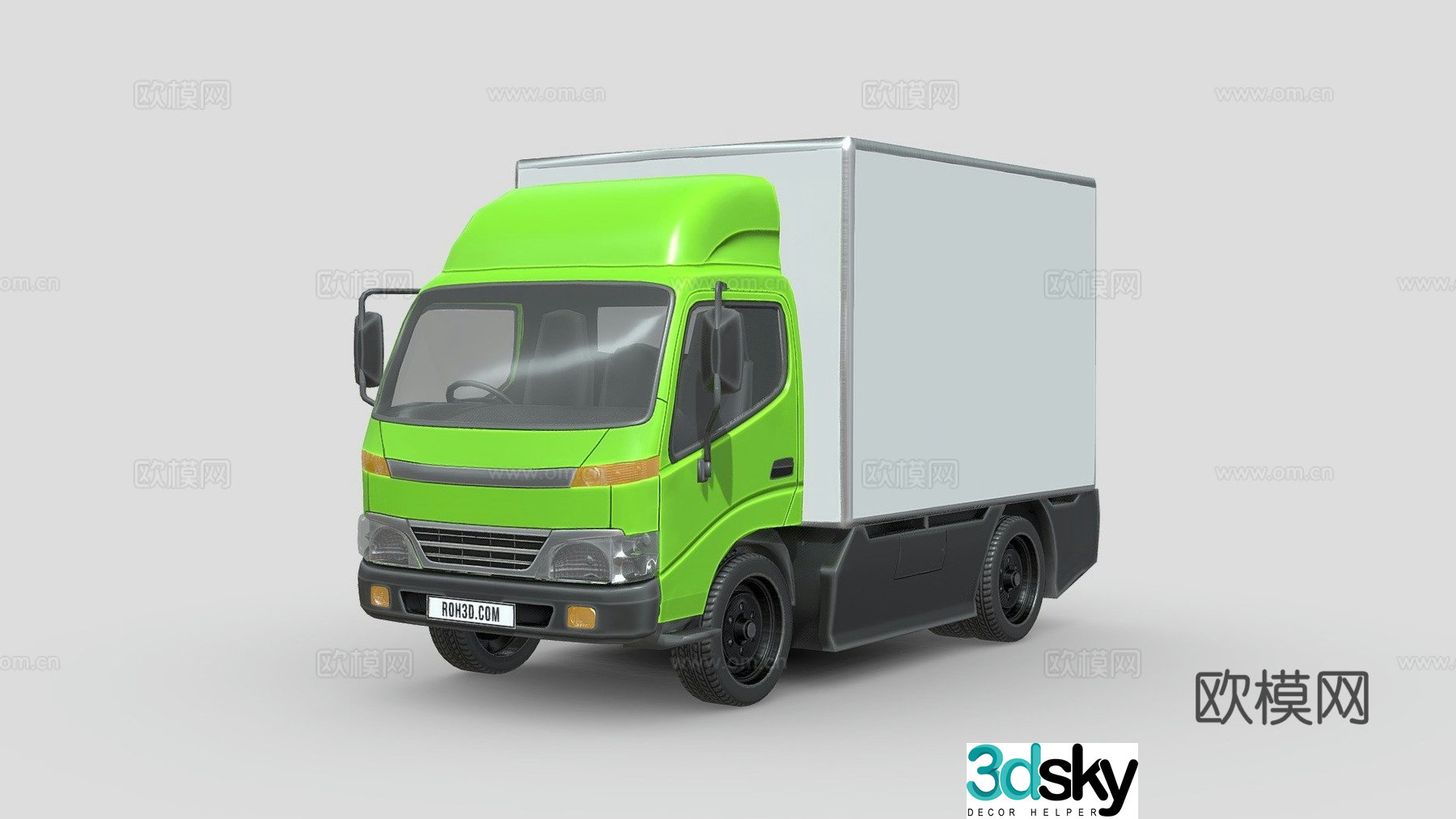 Hino 300 truck 3d model