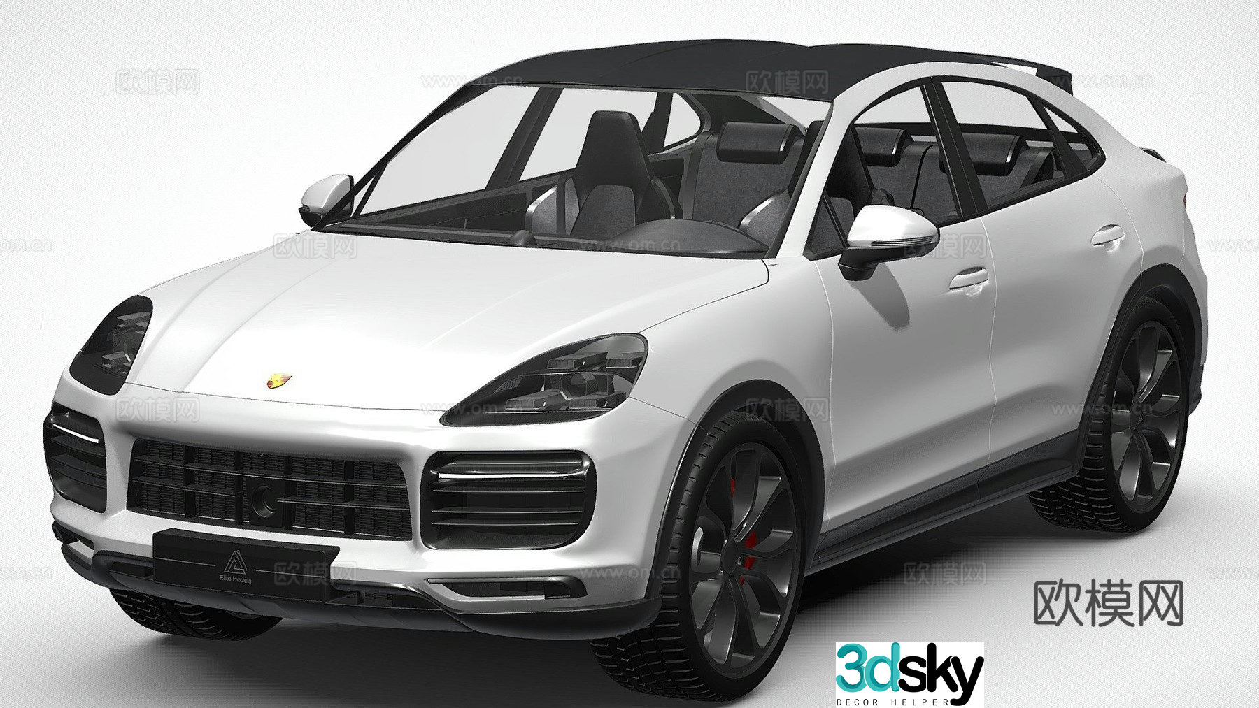 sedan car 3d model