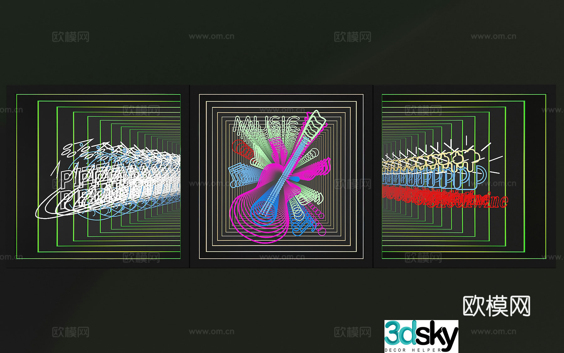 Mirror Abyss Mirror Thousand Layer Mirror 3d model