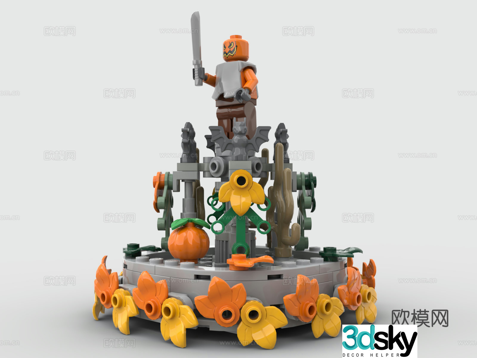 LEGO LEGO toys building blocks hero altar 3d model