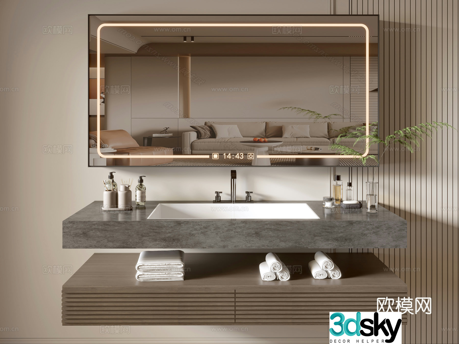 Modern wash basin wash basin 3d model