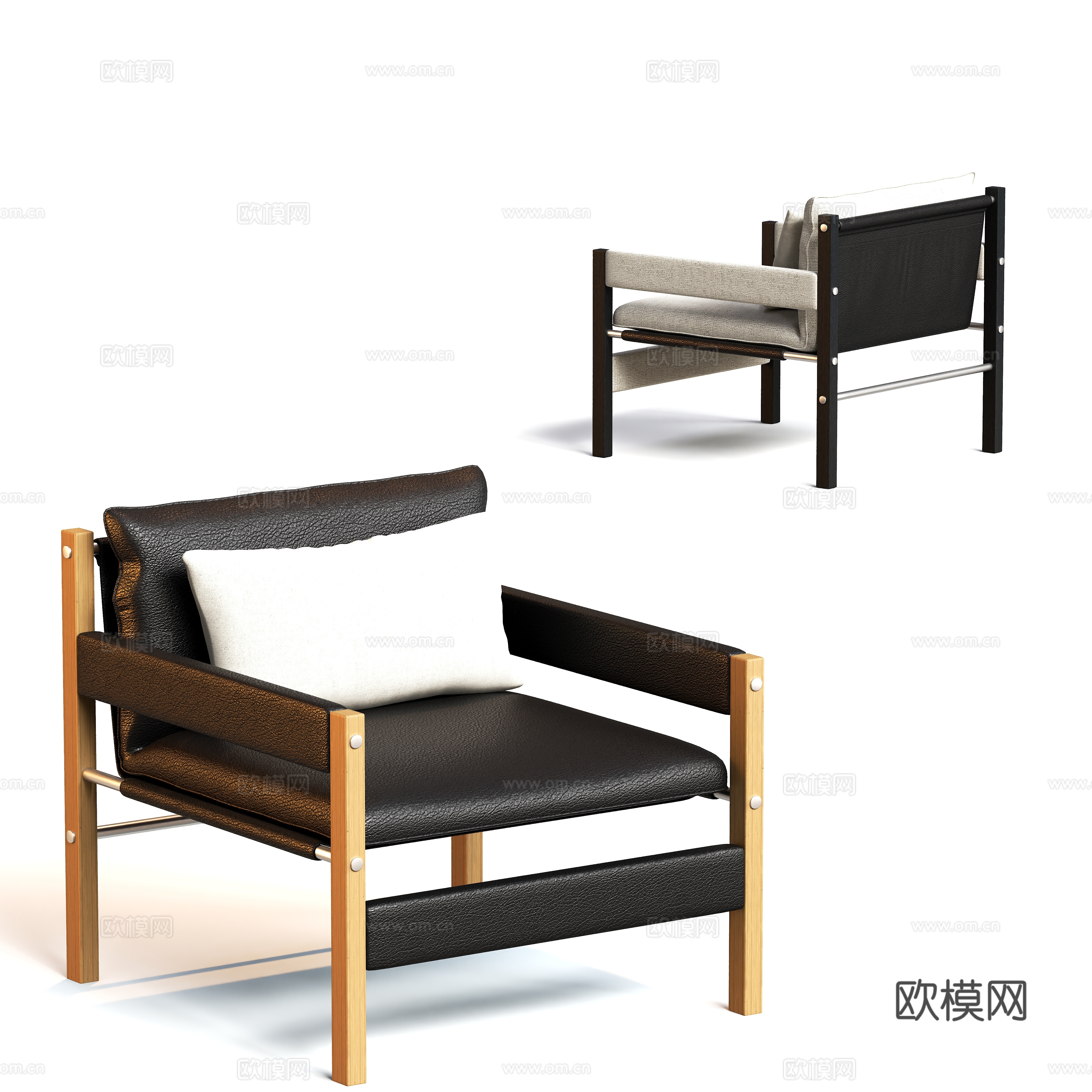 Modern lounge chair 3d model