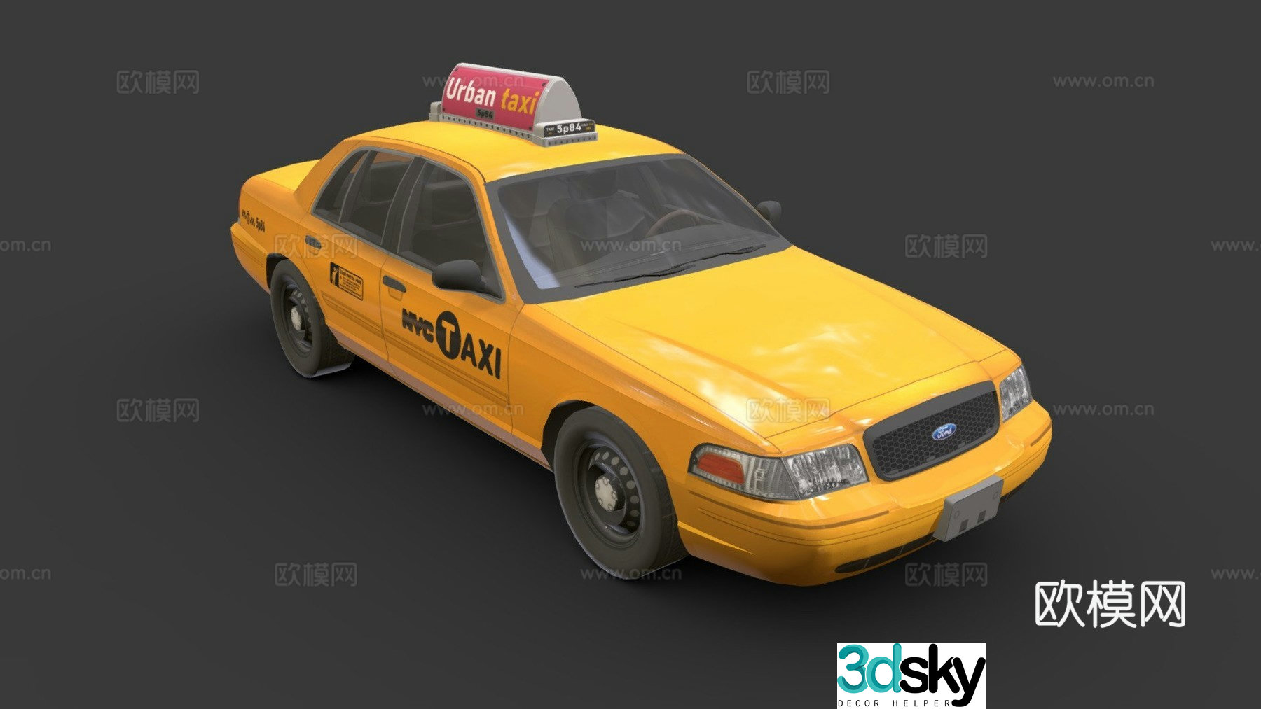 Taxi 3d model