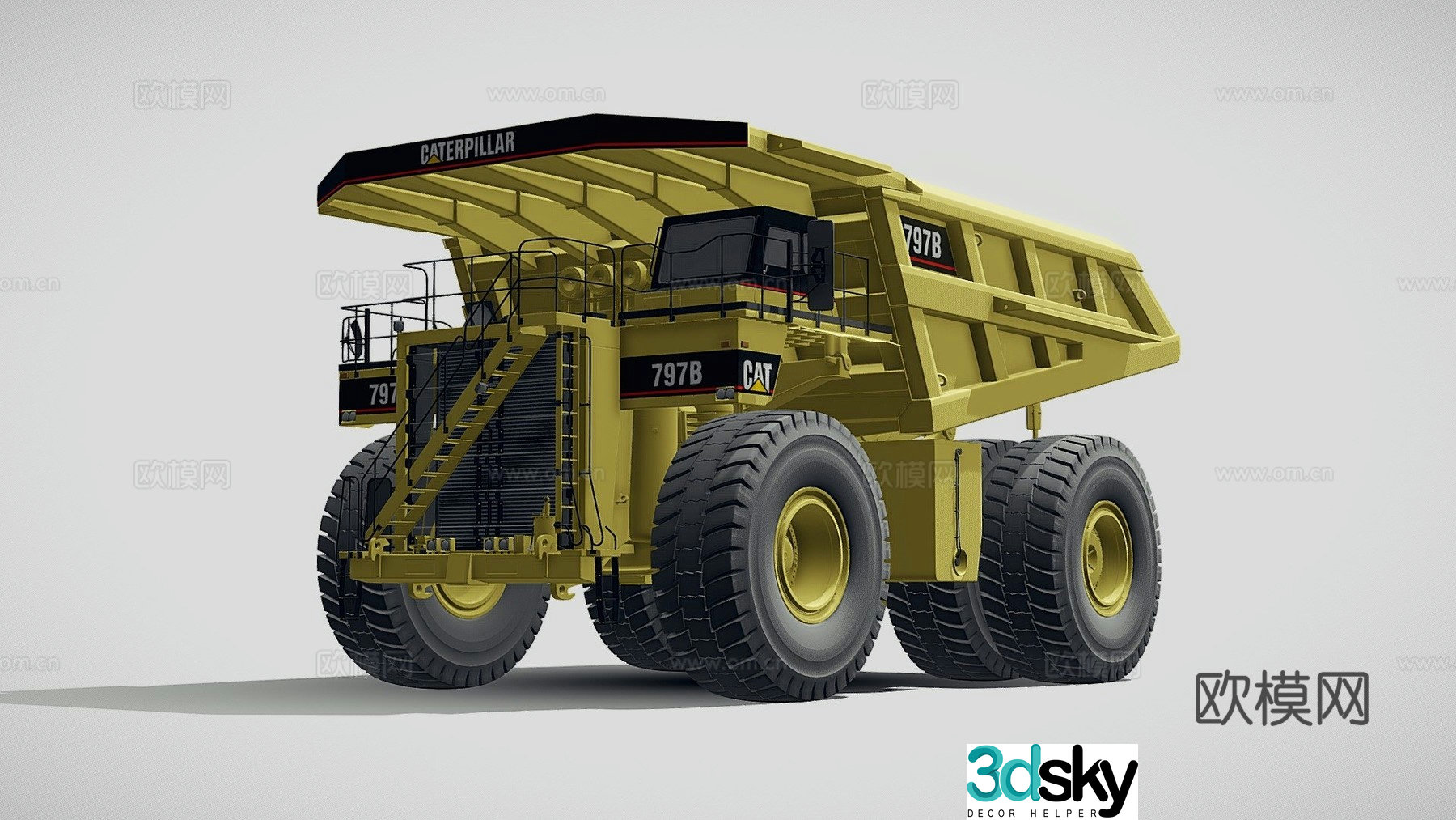 dump truck 3d model