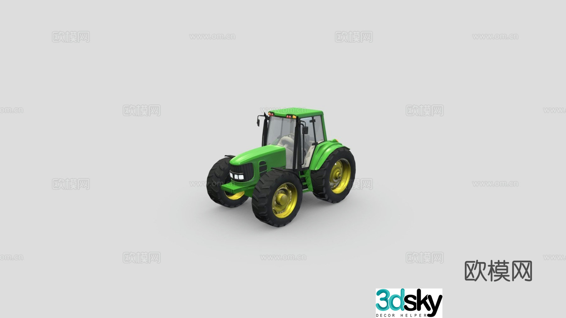 tractor agricultural transporter 3d model