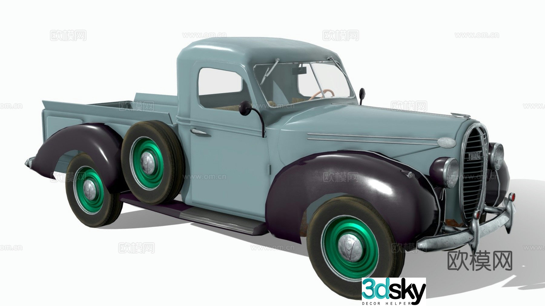 car pickup truck 3d model