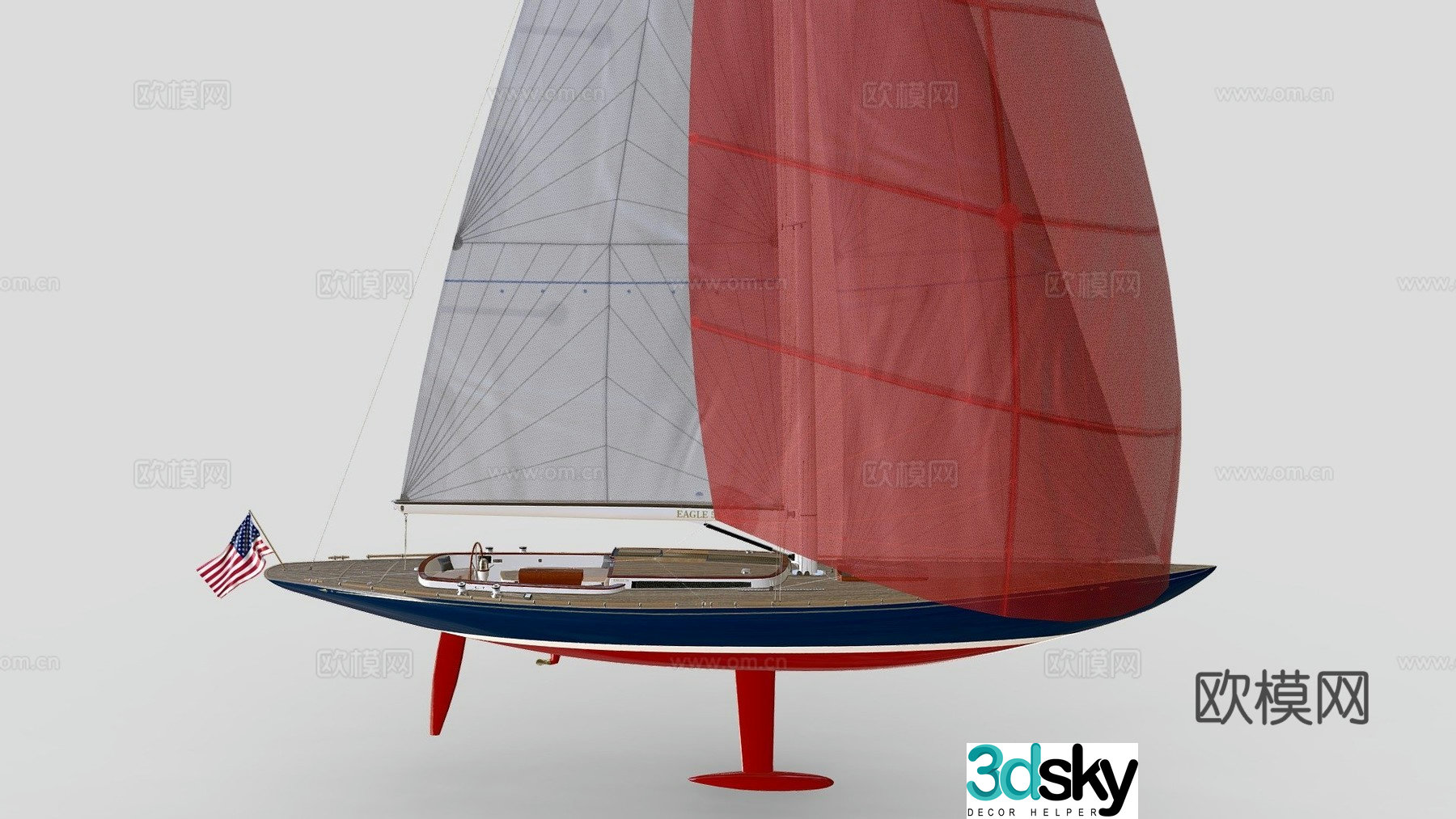 sailing ship 3d model