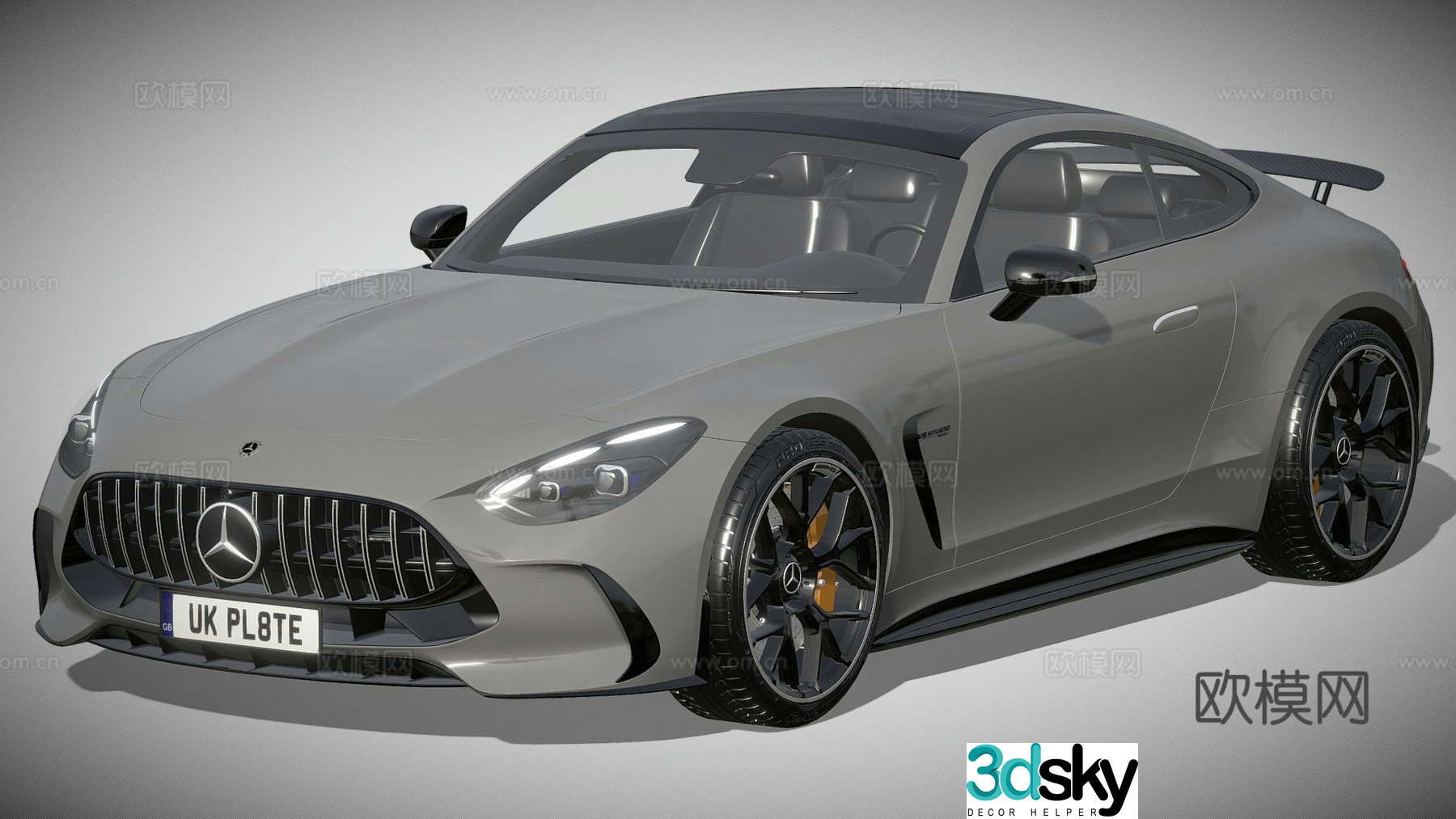 Mercedes Benz supercar 3d model