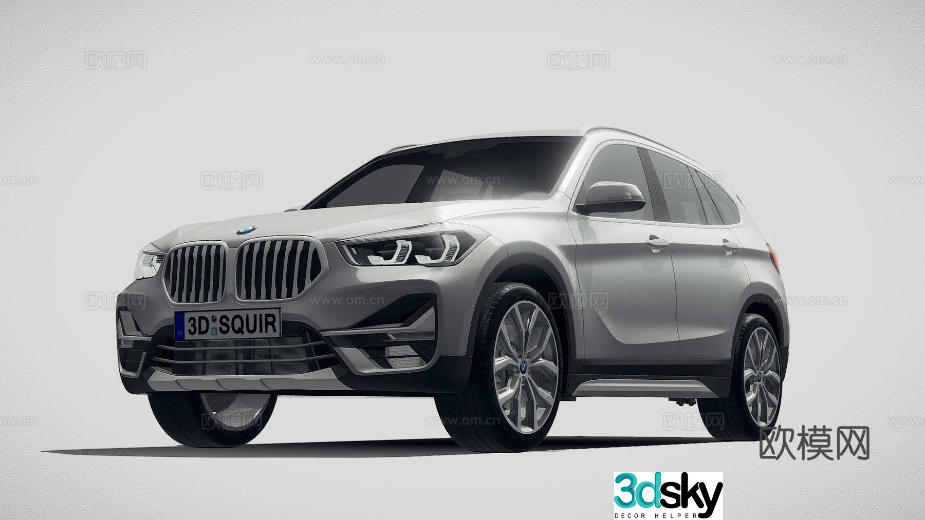 bmw car sedan 3d model