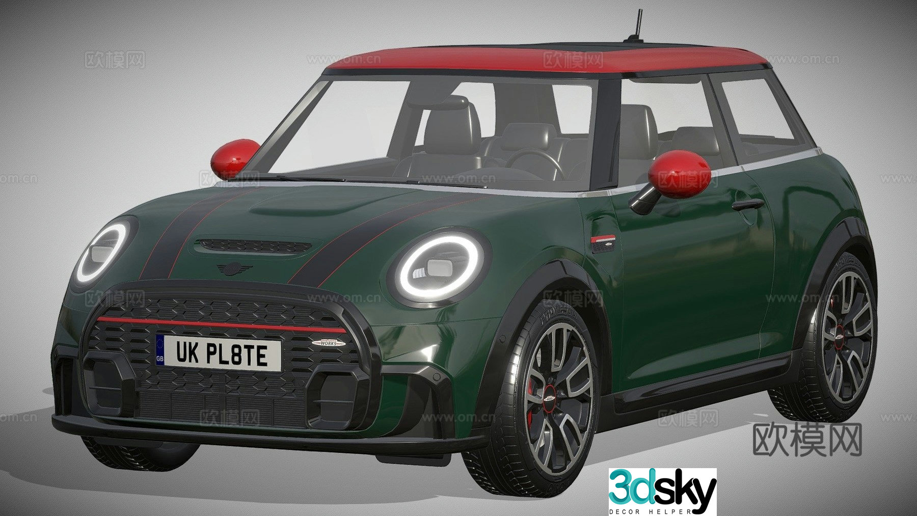 car sedan motor vehicle 3d model