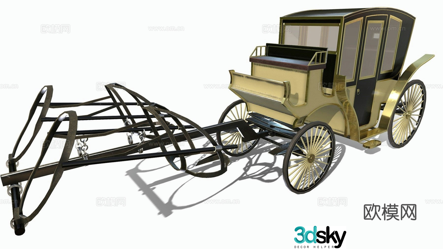 Stagecoach 3d model