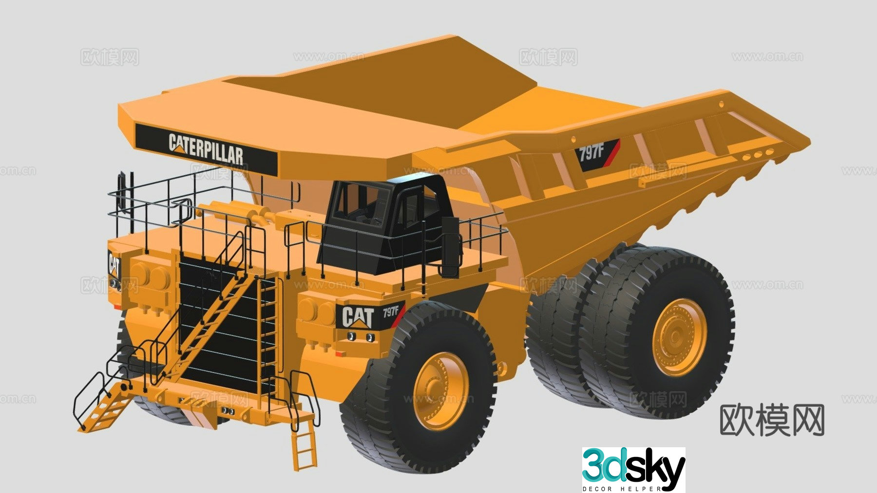 Mining truck truck 3d model