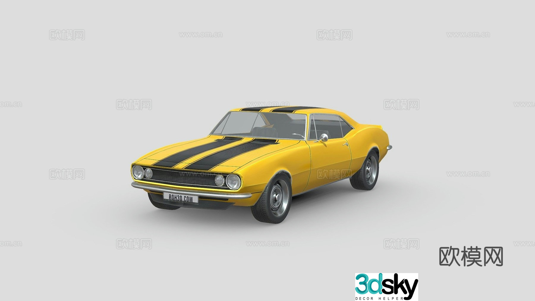chevrolet car sedan 3d model