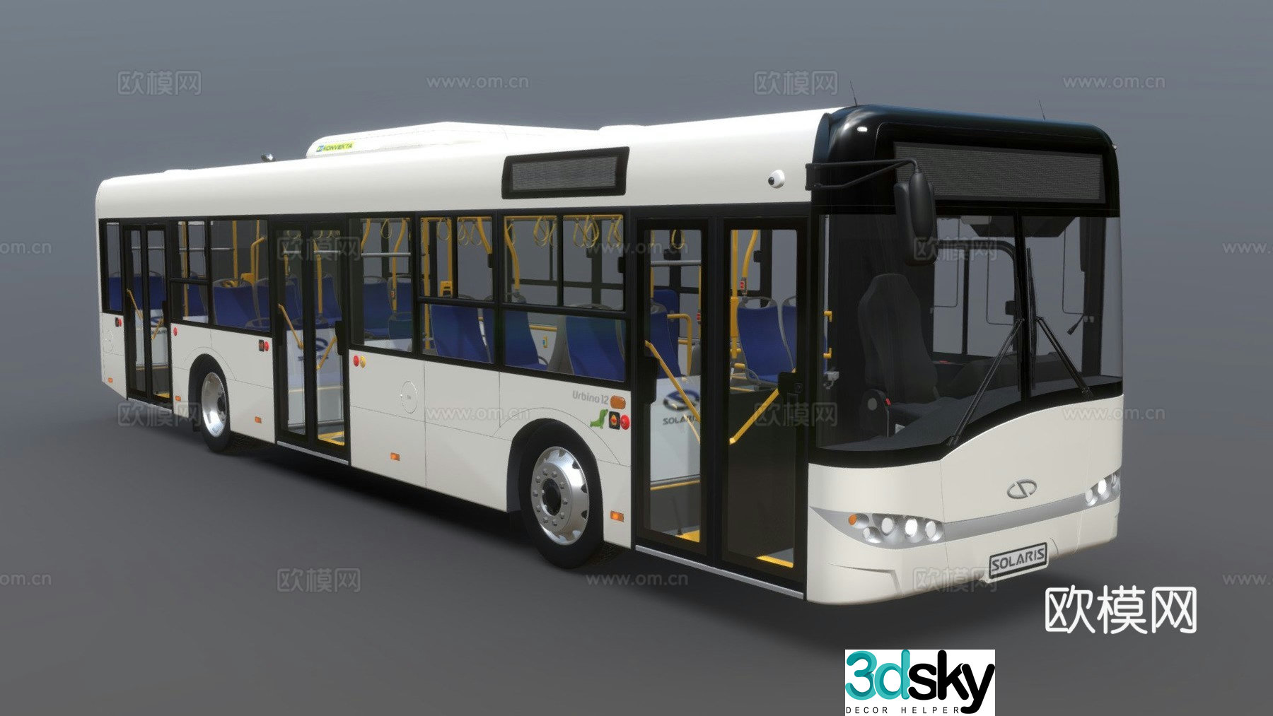 bus bus 3d model