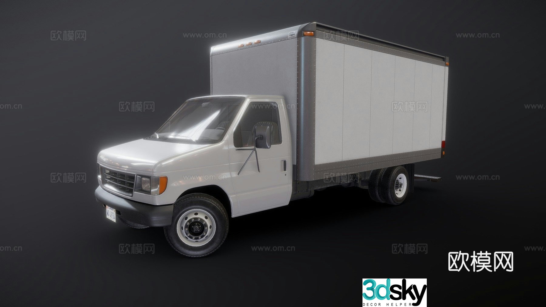 box truck 3d model