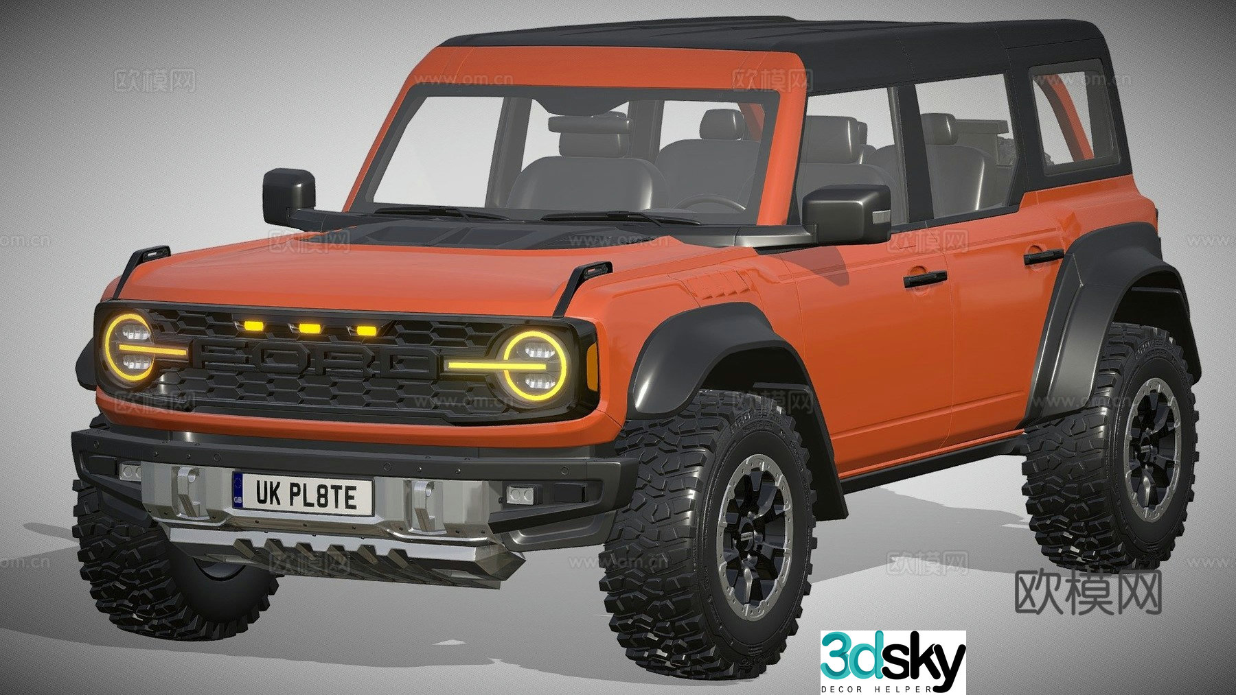 ford jeep 3d model