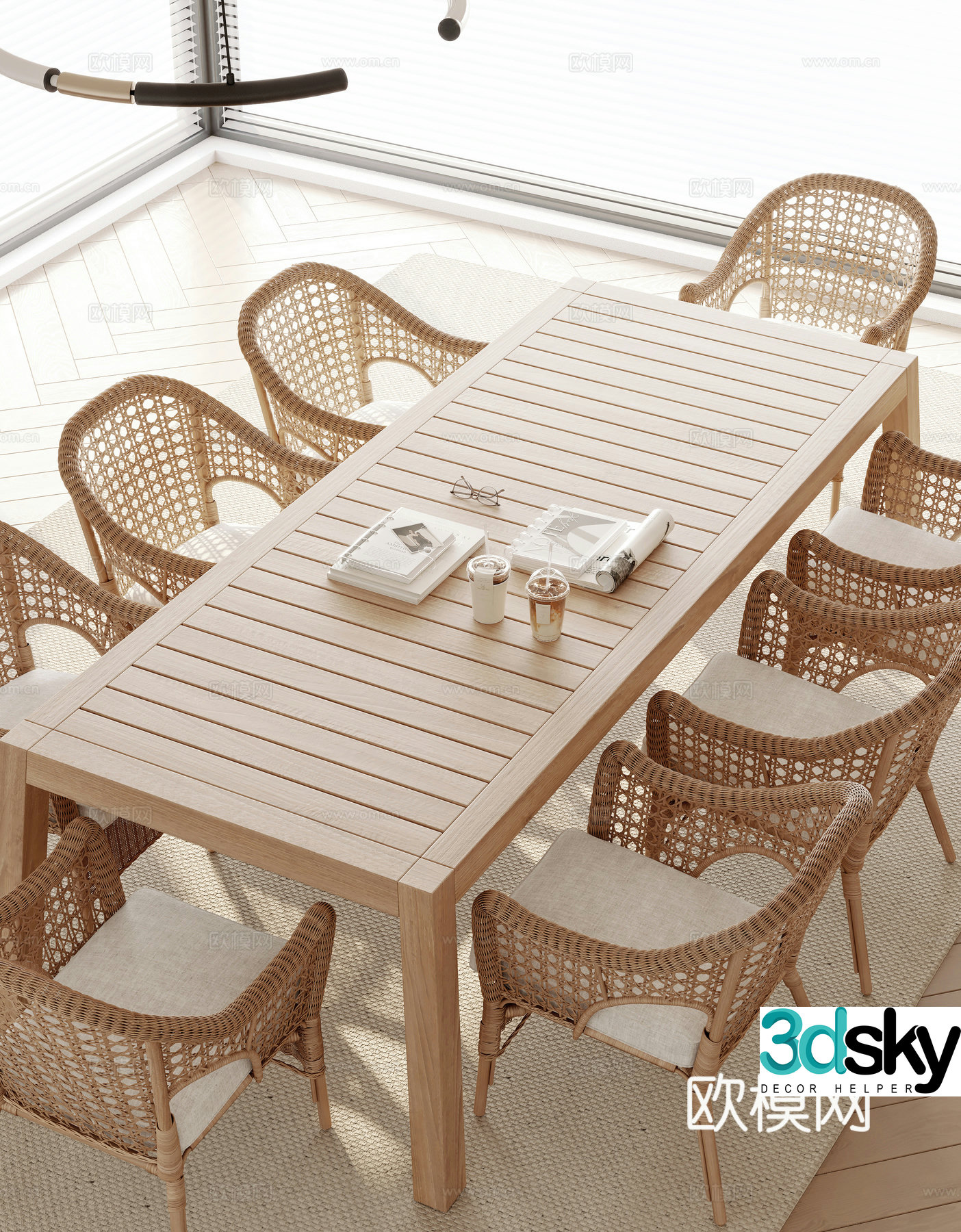 Outdoor tables and chairs camping tables and chairs 3d model