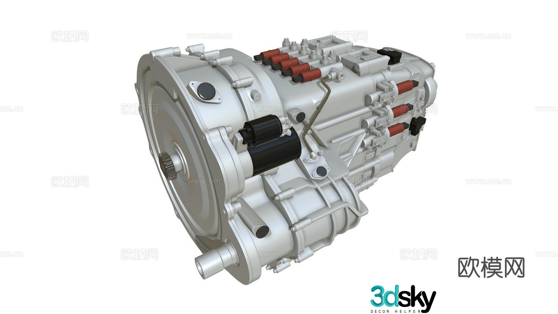 Mechanical equipment automatic transmission 3d model