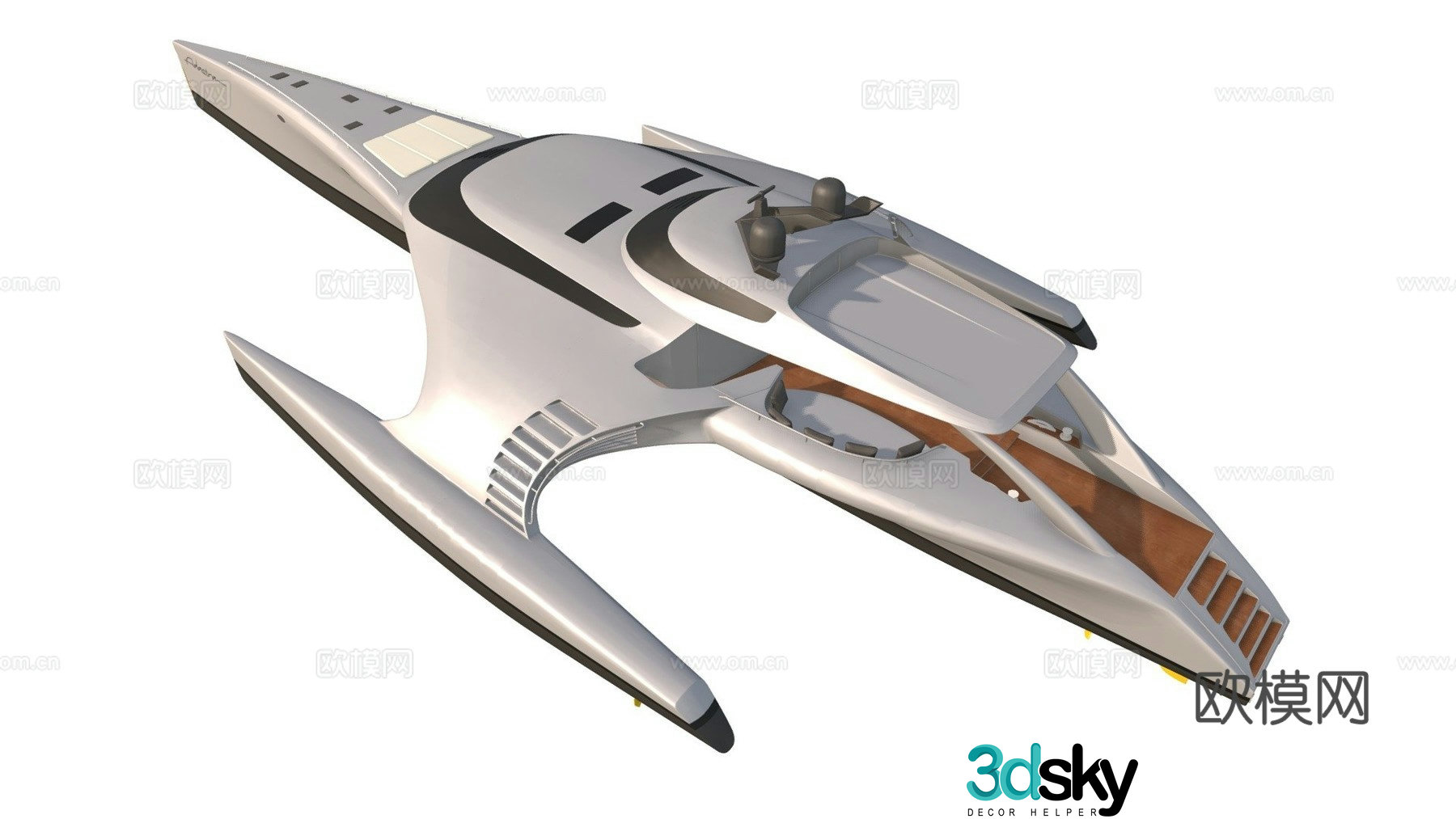 Sci-fi spaceship spaceship 3d model