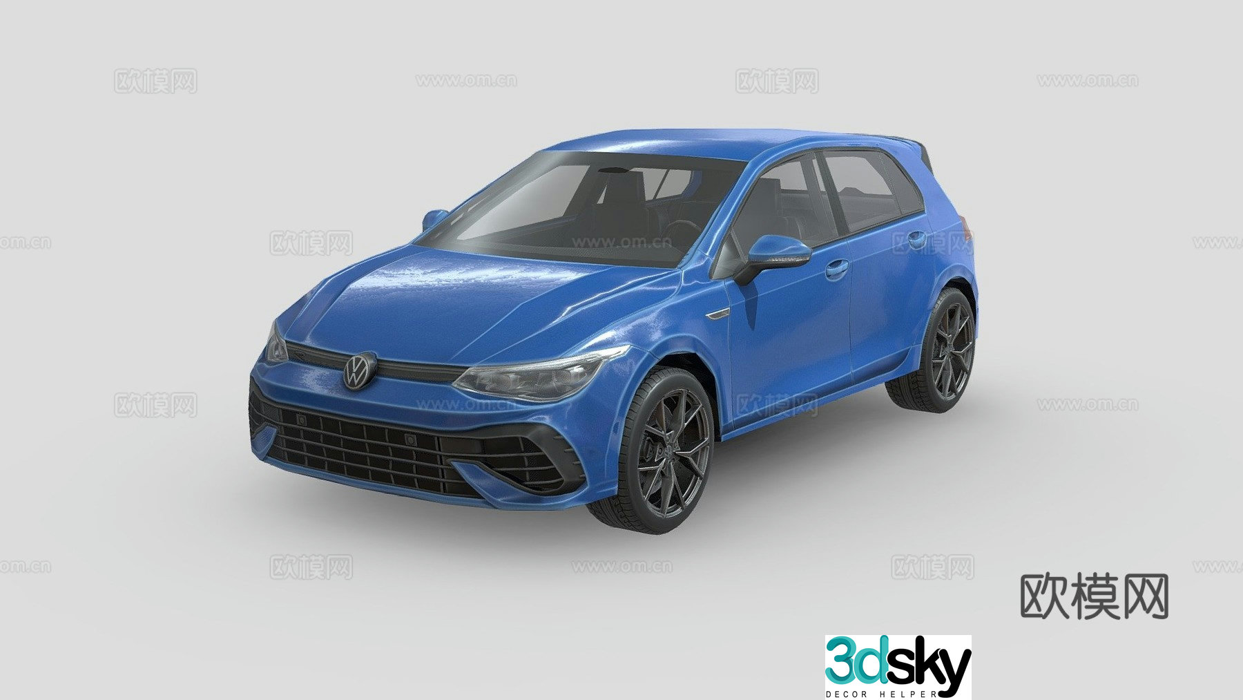 Volkswagen sedan 3d model