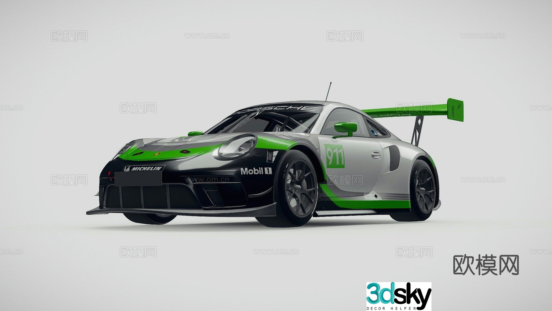 porsche car sports car supercar 3d model
